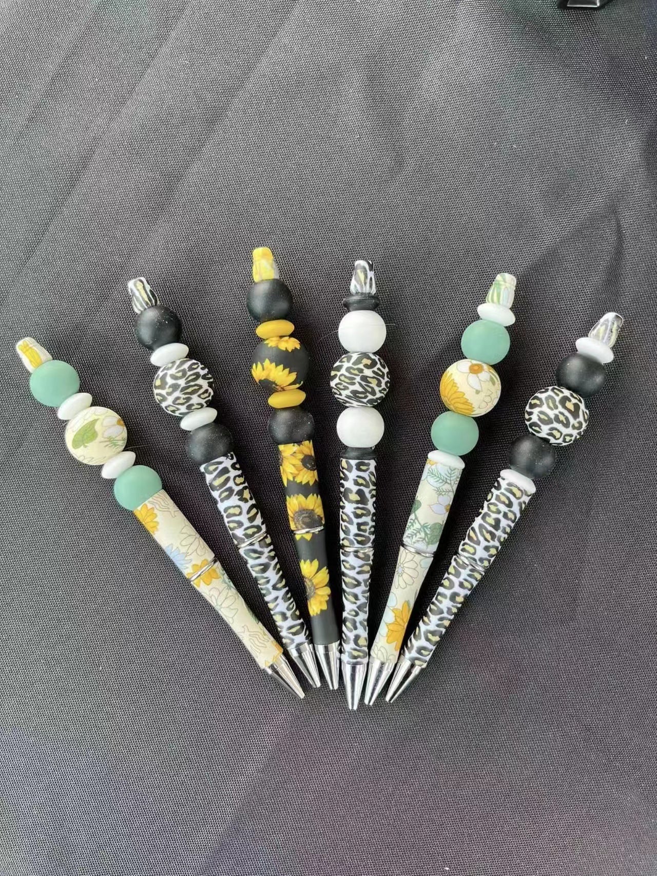 Metal or Plastic Bead Pen random color 10PCS